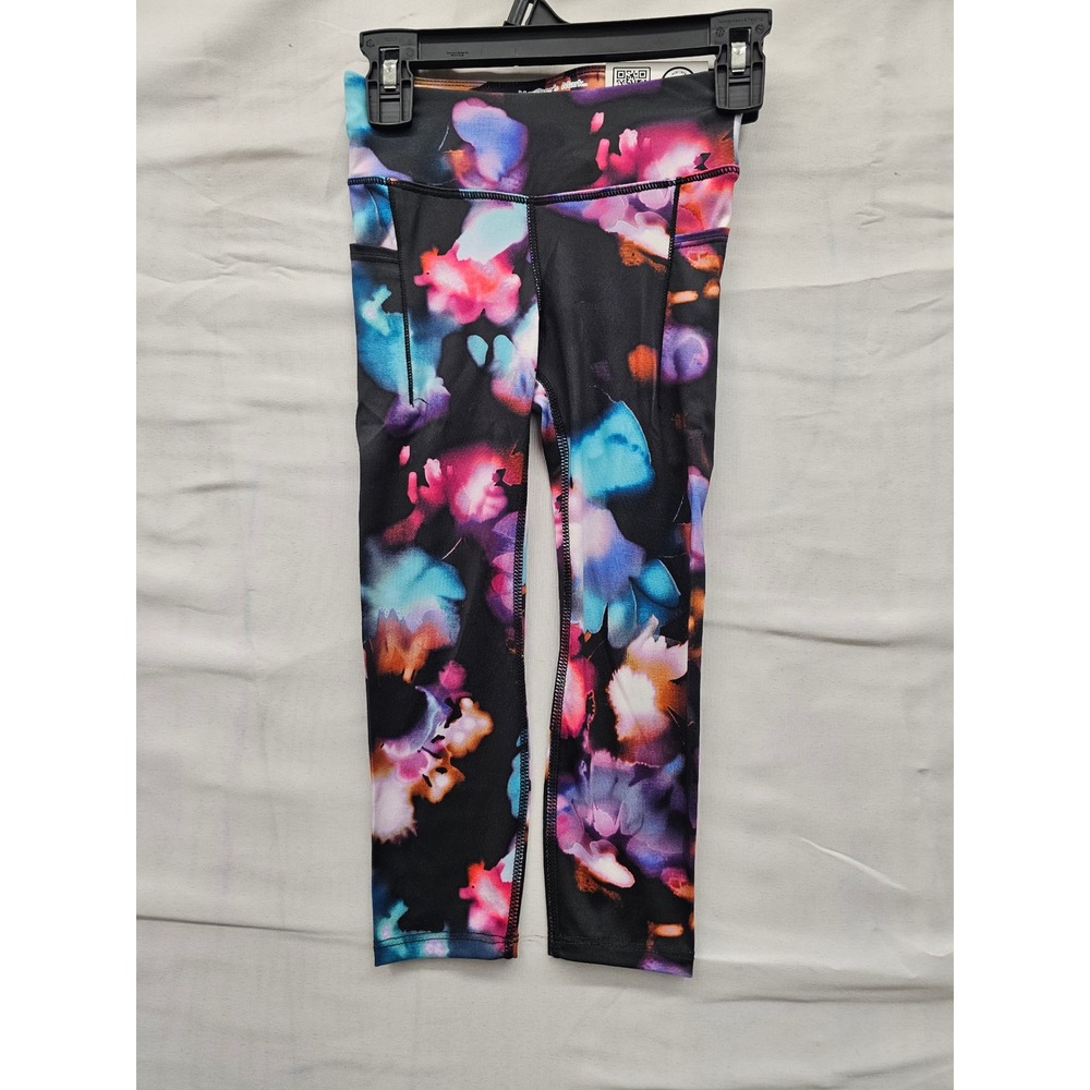Member's Mark Girls Active Leggings Purple Polyester Blend Workout Size XS (4/5)